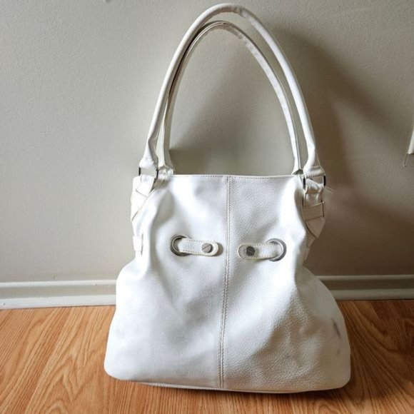 Matt And Nat Vegan Leather Tote Bag White. - Picture 8 of 11
